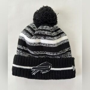 Soft and Warm Buffalo Bills NFL Beanie Black, Gray, and White